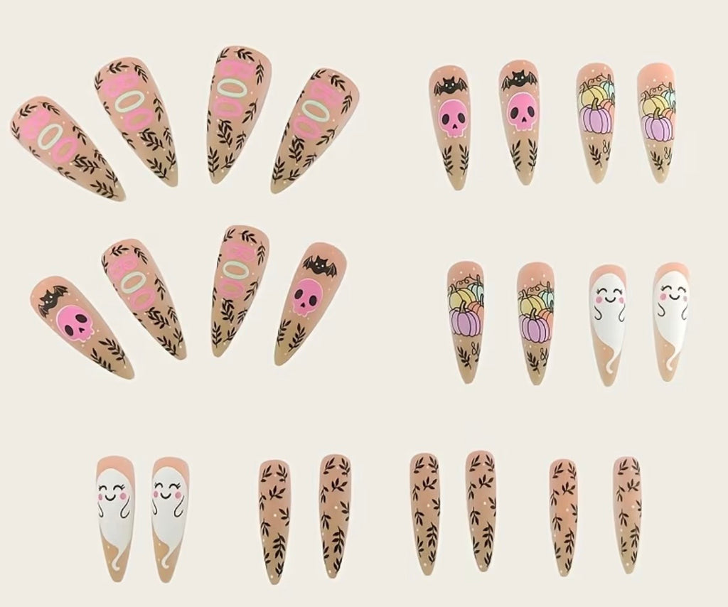 🎃 BOO Halloween Press-On Nails
