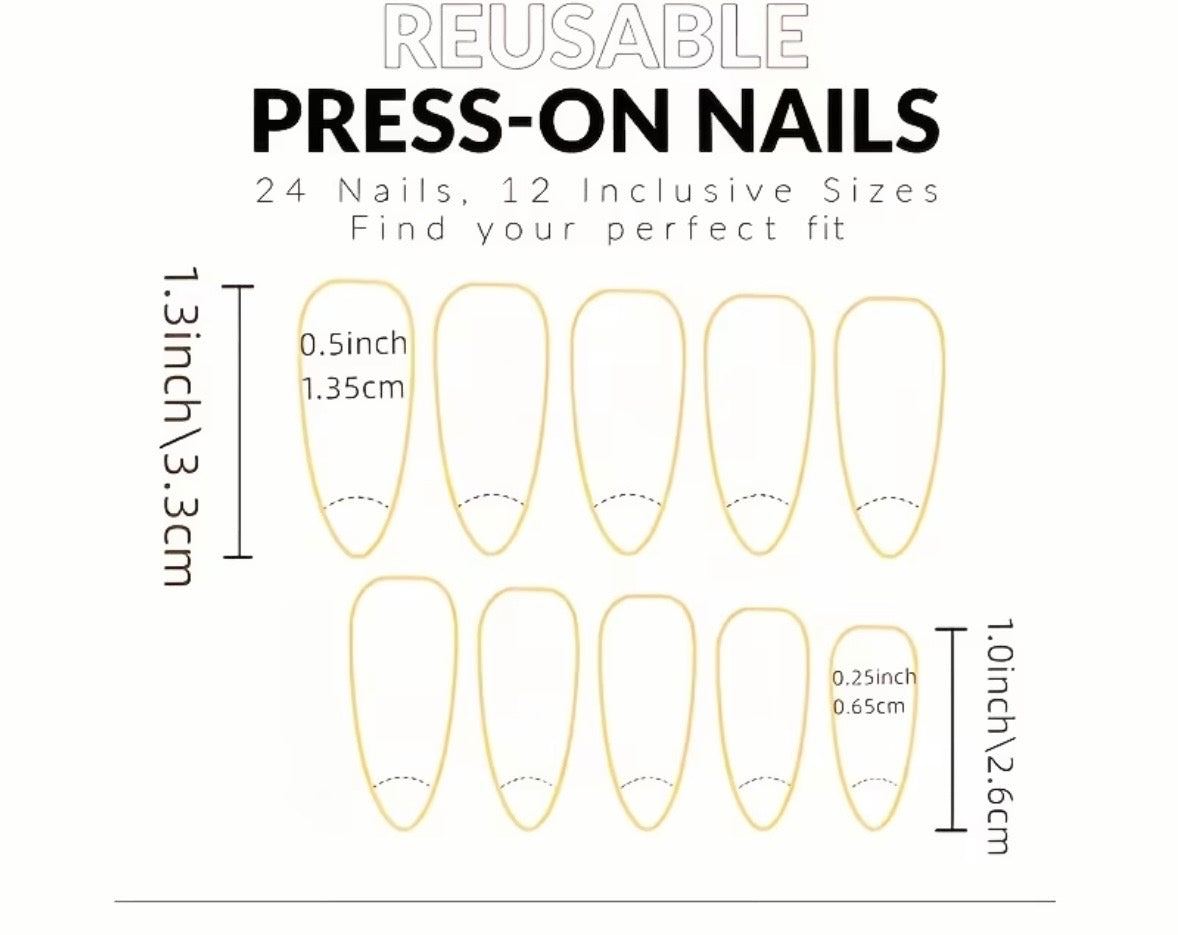 🎃 BOO Halloween Press-On Nails