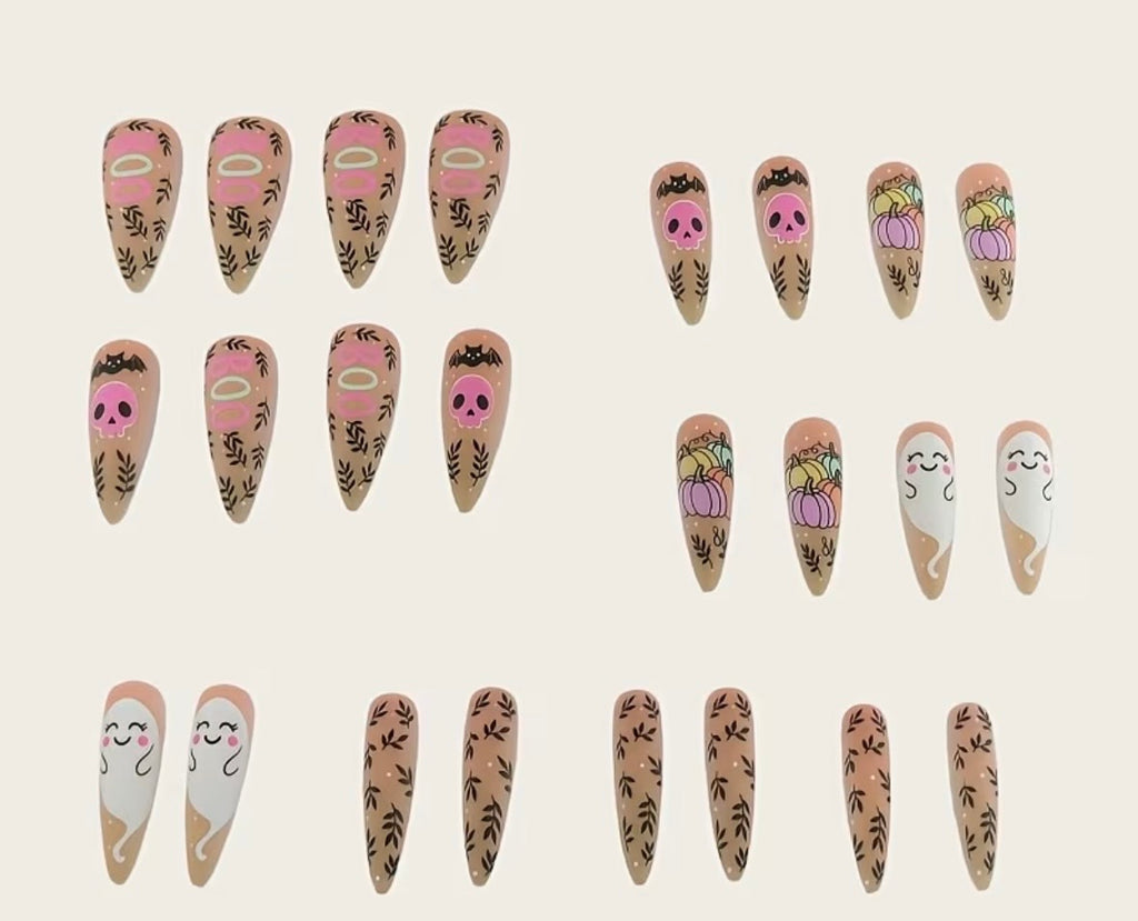 🎃 BOO Halloween Press-On Nails